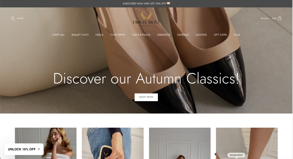 Emilia Merz Storefront